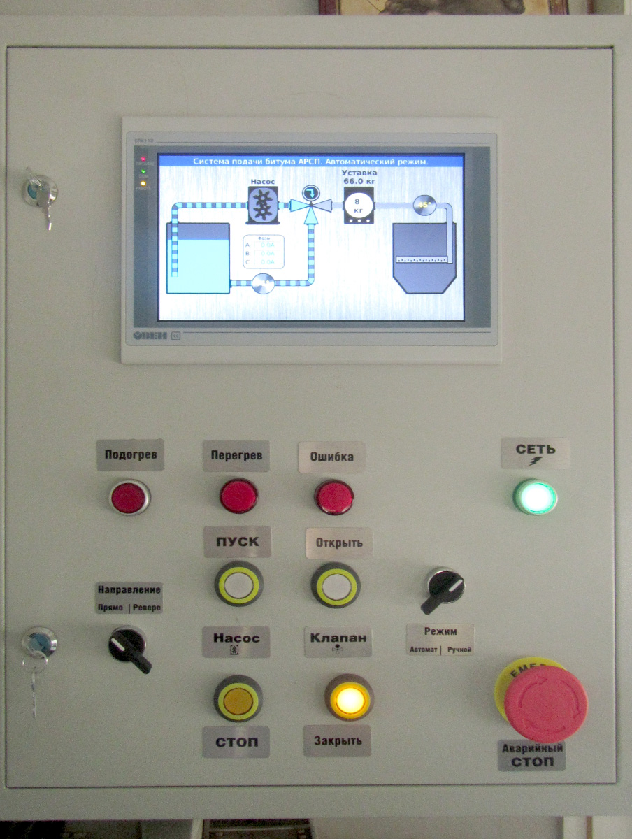 Информационный экран на основе программируемого контроллера СПК-110 фирмы «ОВЕН»